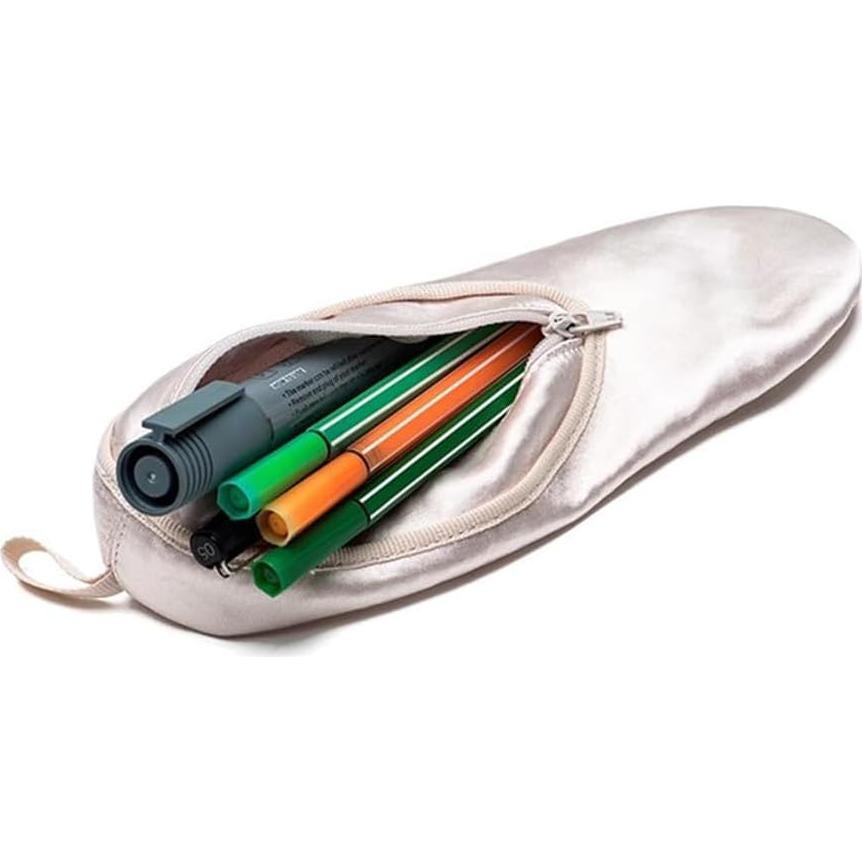 Bolsa de Maquillaje en Forma de Zapatilla de Ballet WENDYWU - Rosa