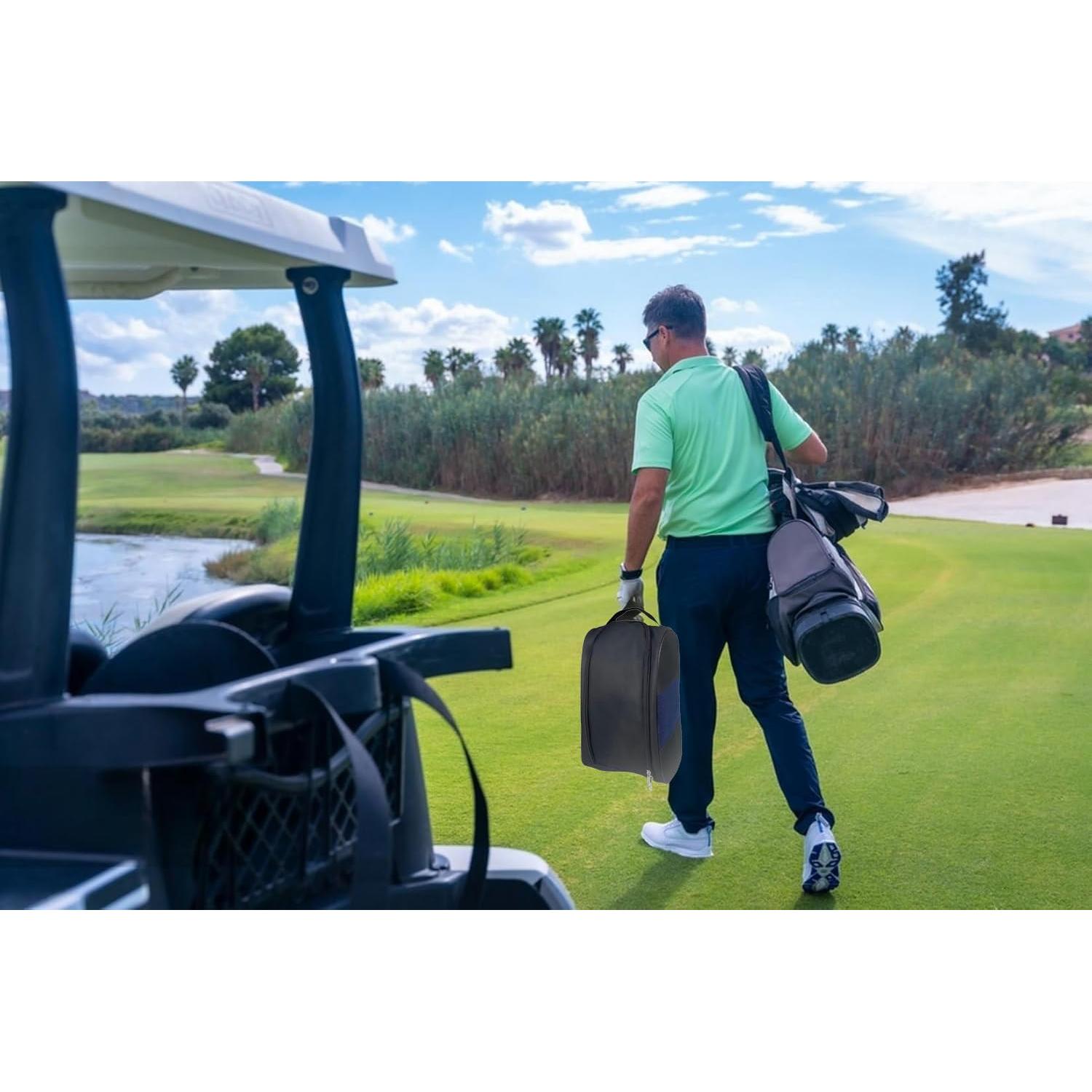 Bolsa de Zapatos de Golf Senvitate Impermeable 32x22cm