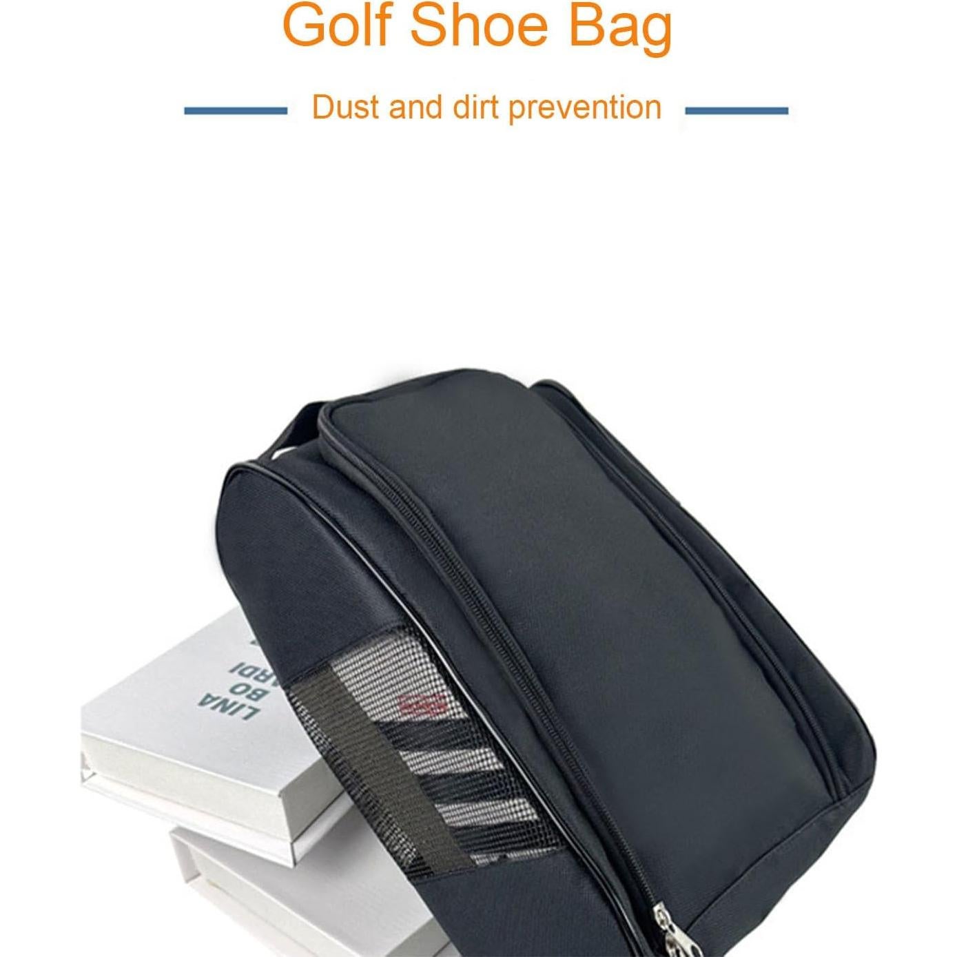 Bolsa de Zapatos de Golf Senvitate Impermeable 32x22cm