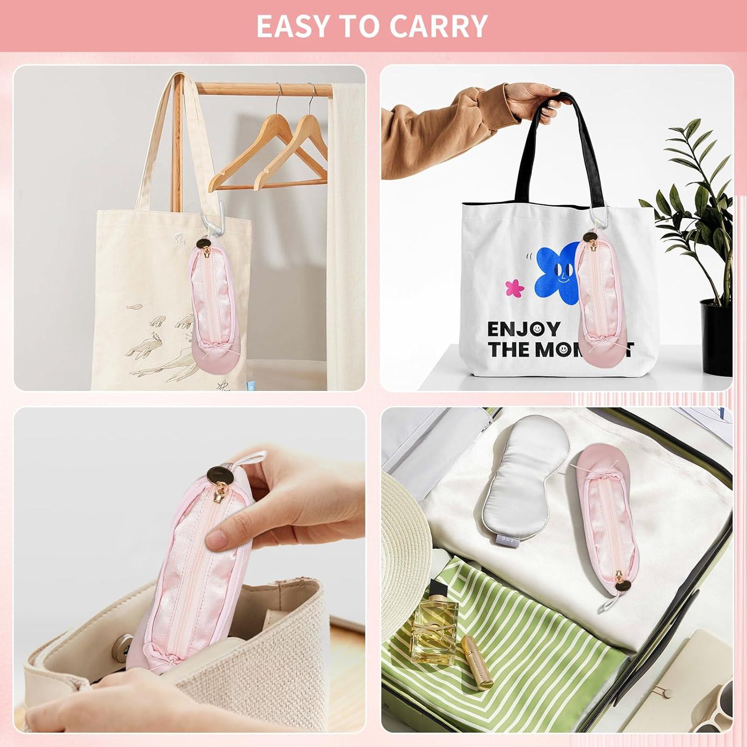 Bolsa de Maquillaje Rosa Ballet PWQEIONC 20x7.6 cm