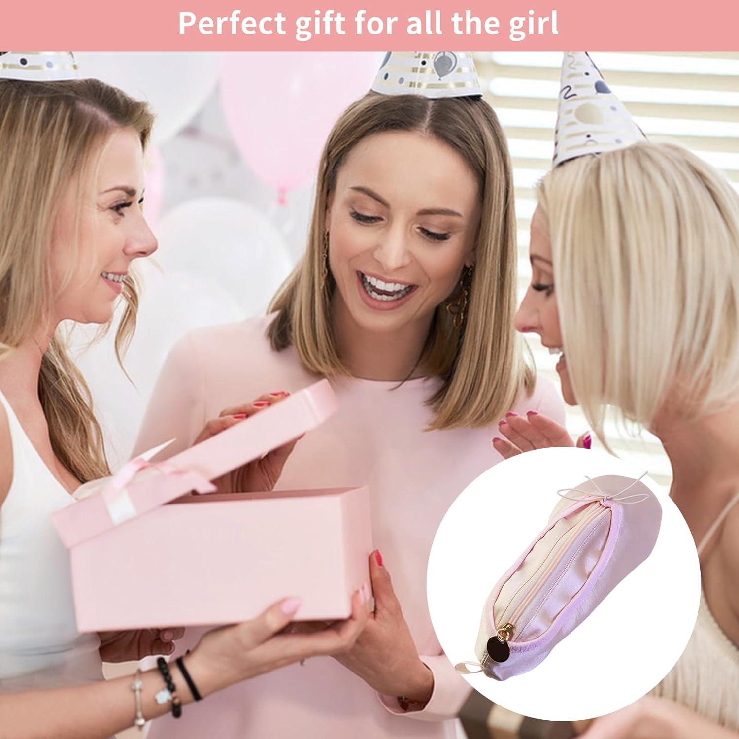 Bolsa de Maquillaje Rosa Ballet PWQEIONC 20x7.6 cm