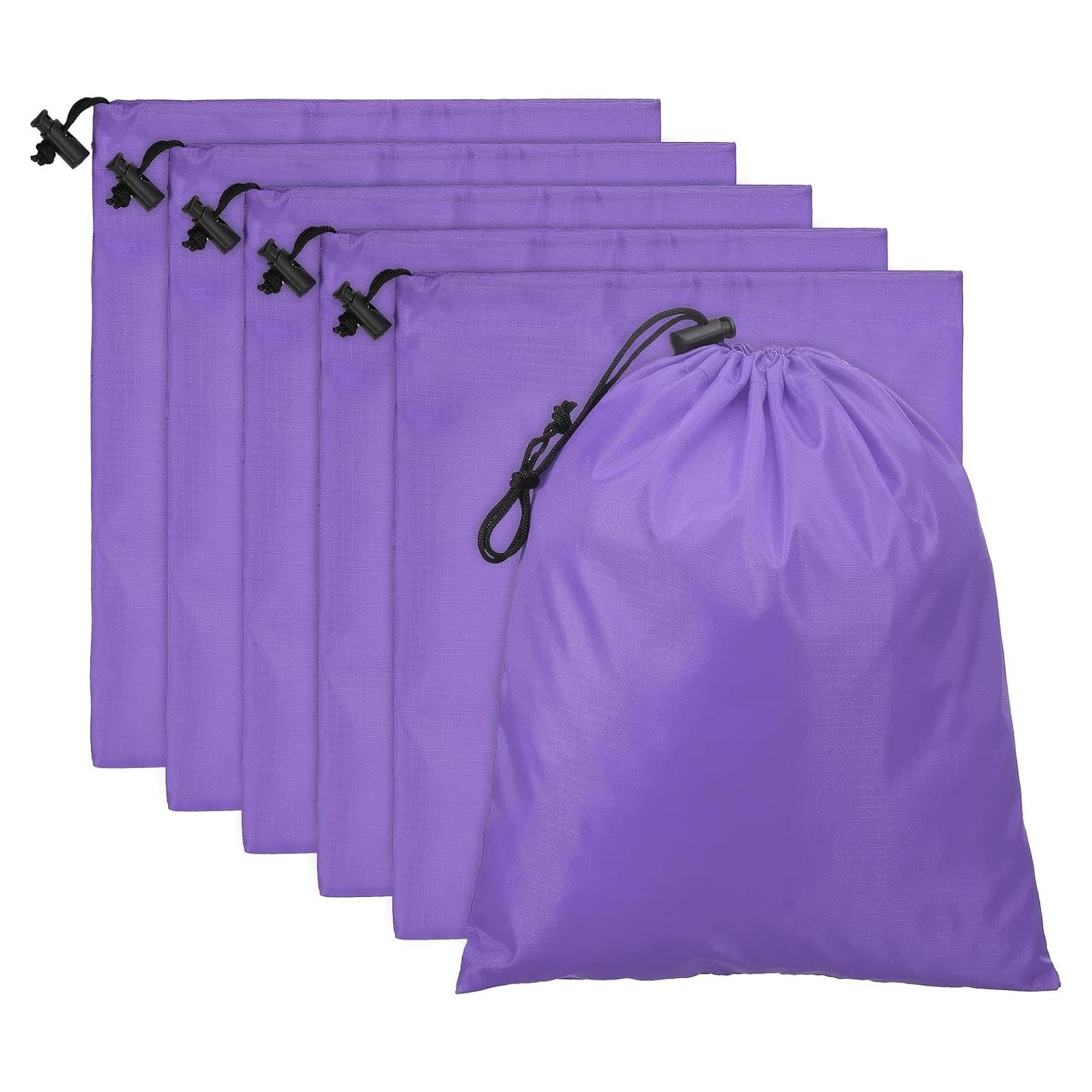 Bolsas de Almacenamiento PATIKIL 35x40 cm Paquete de 6 Púrpura