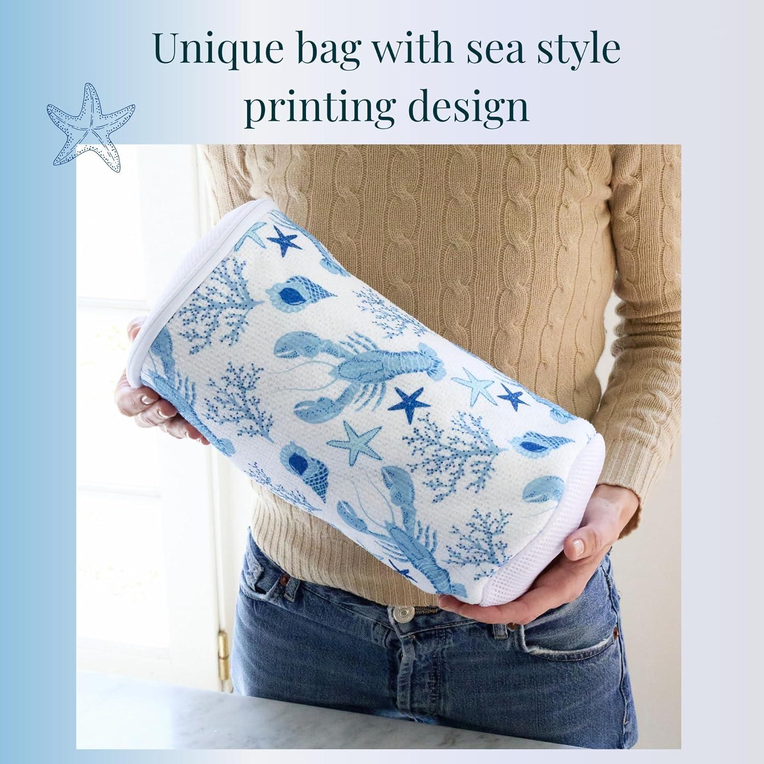 Bolsa de Lavado de Zapatos Bluehome - 2 Piezas Chenille