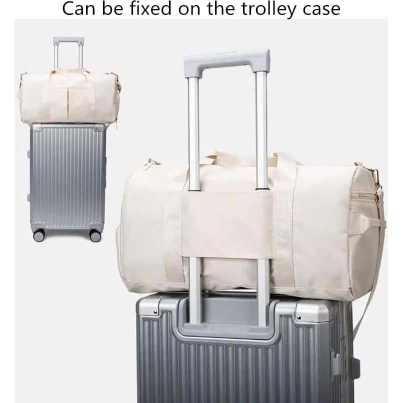 Bolsa de Viaje Impermeable Unisex con Compartimento para Zapatos