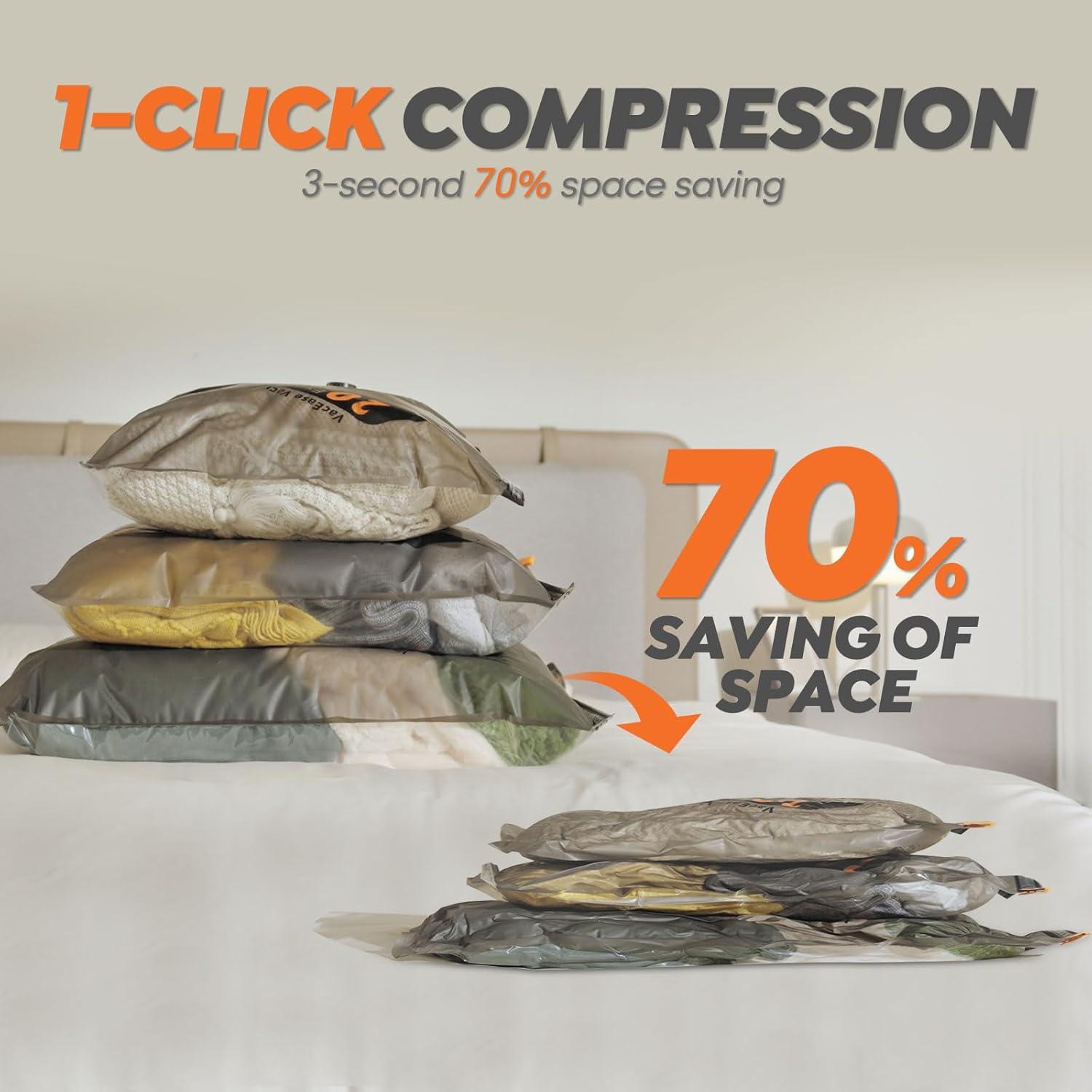 Juego de 15 Bolsas de Almacenamiento Vacbird Inalámbricas