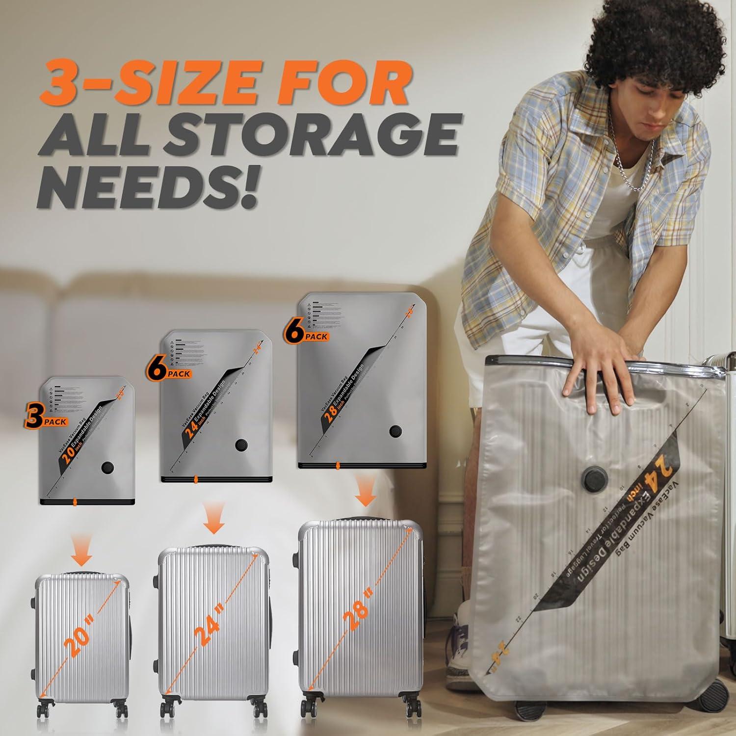 Juego de 15 Bolsas de Almacenamiento Vacbird Inalámbricas