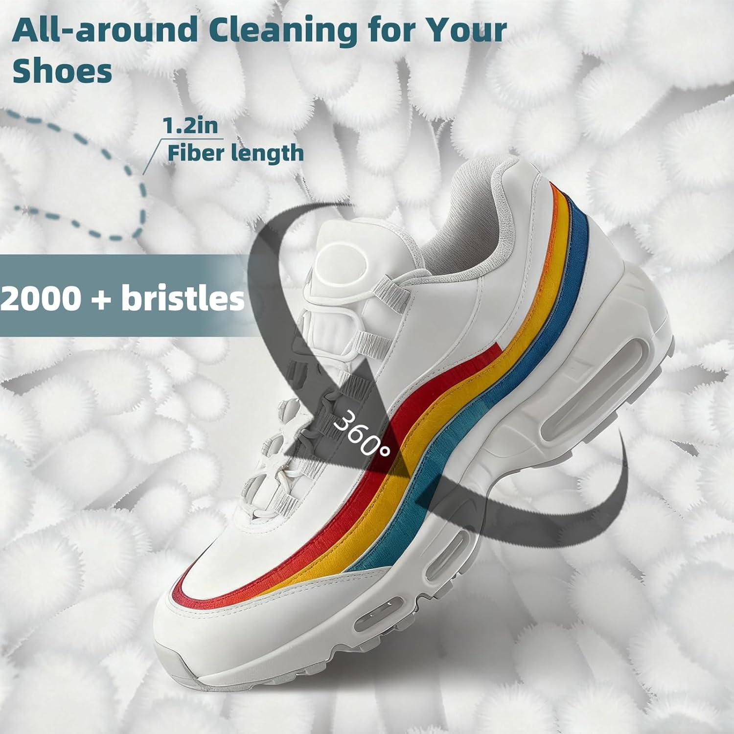 Bolsa de Lavadora de Zapatos 2Pcs Microfibra Blanco