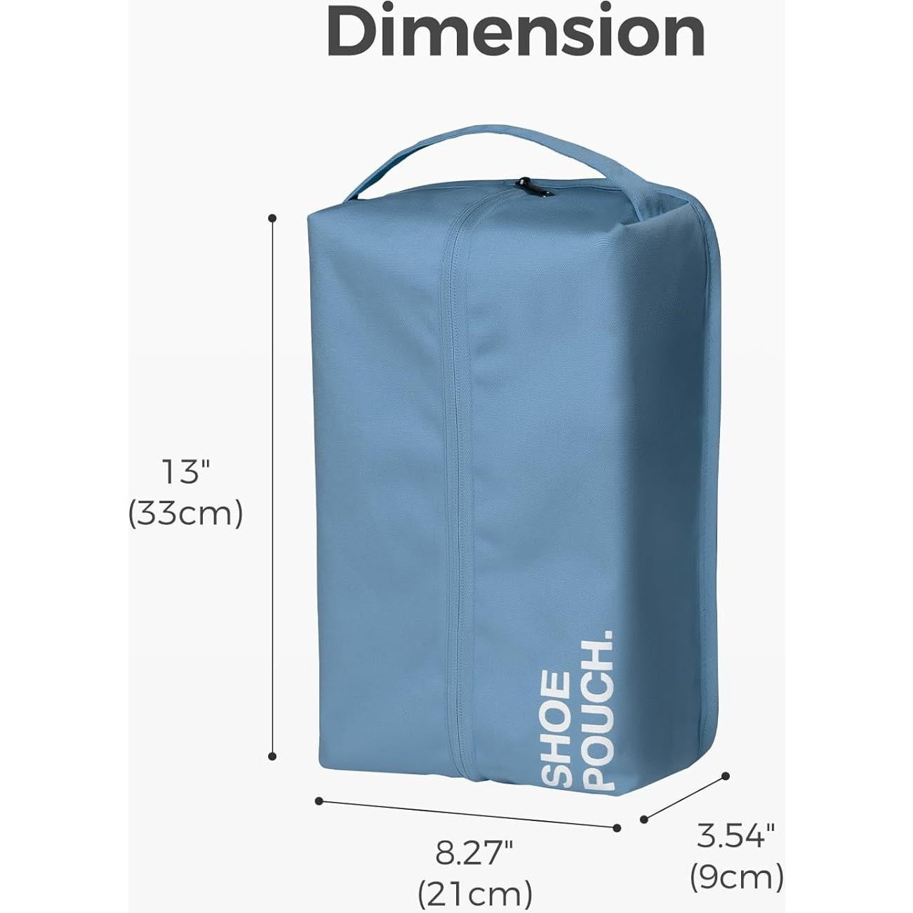 Bolsa de Zapatos Pack All Resistente al Agua 33x21x9 cm Azul