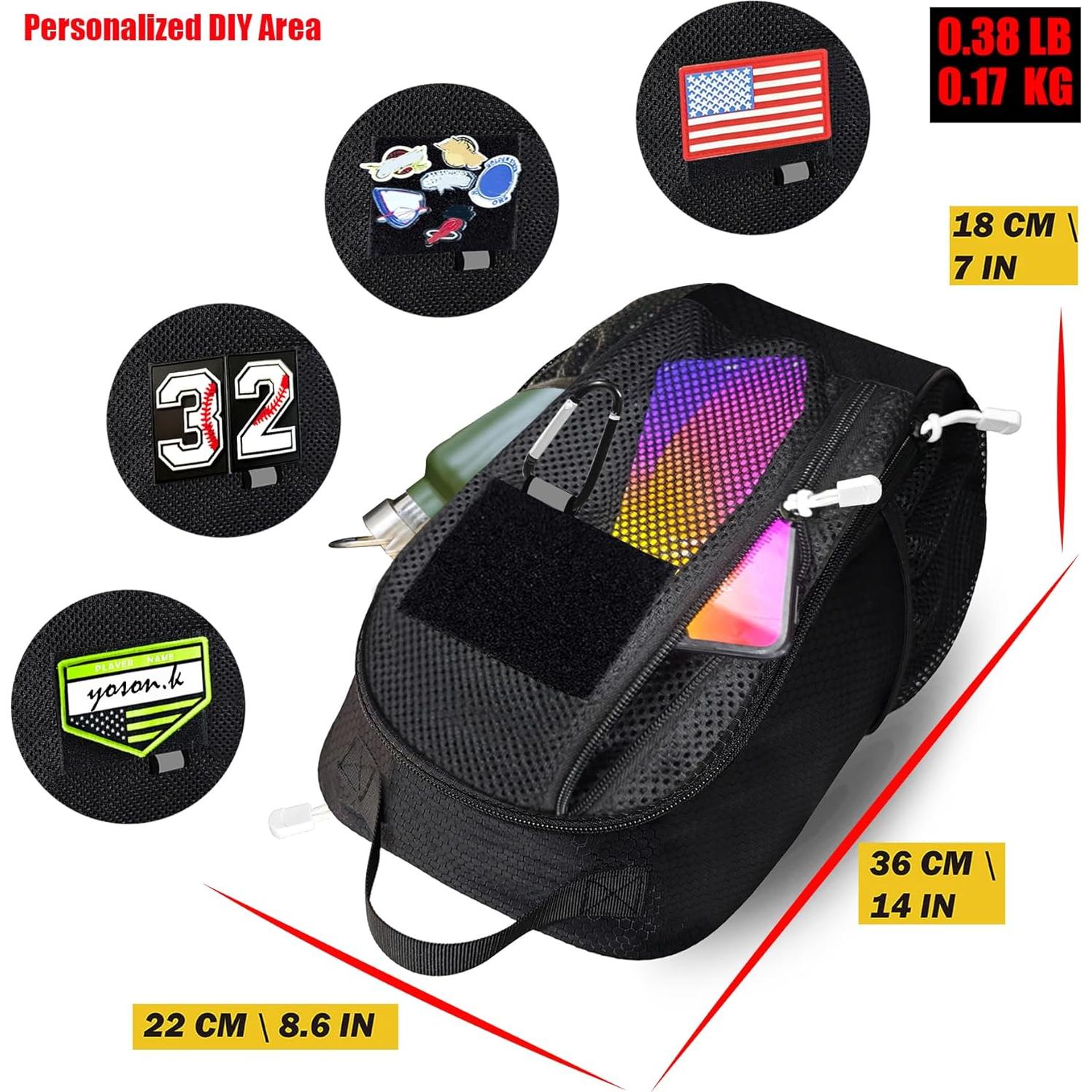 Bolsa de Zapatos de Fútbol Yoson.k Camuflaje 10L