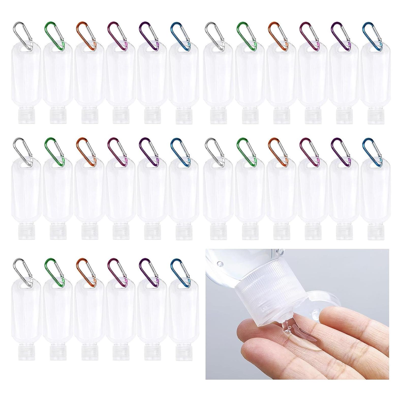 30 Llaveros Botellas de Viaje Reutilizables 50ml USSDVVCQ