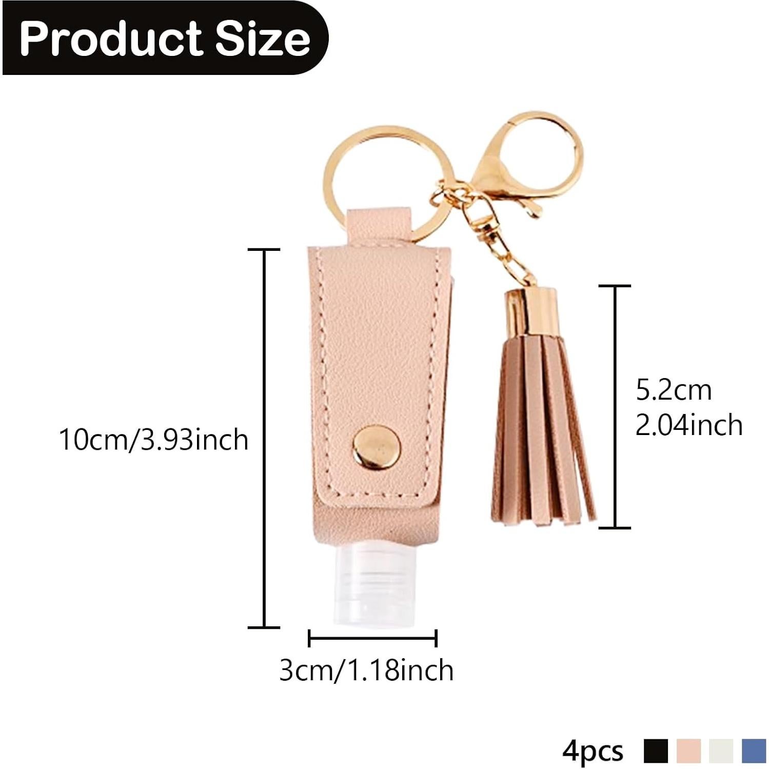 Paquete de 4 llaveros desinfectante de manos Pcmursal 24x16cm