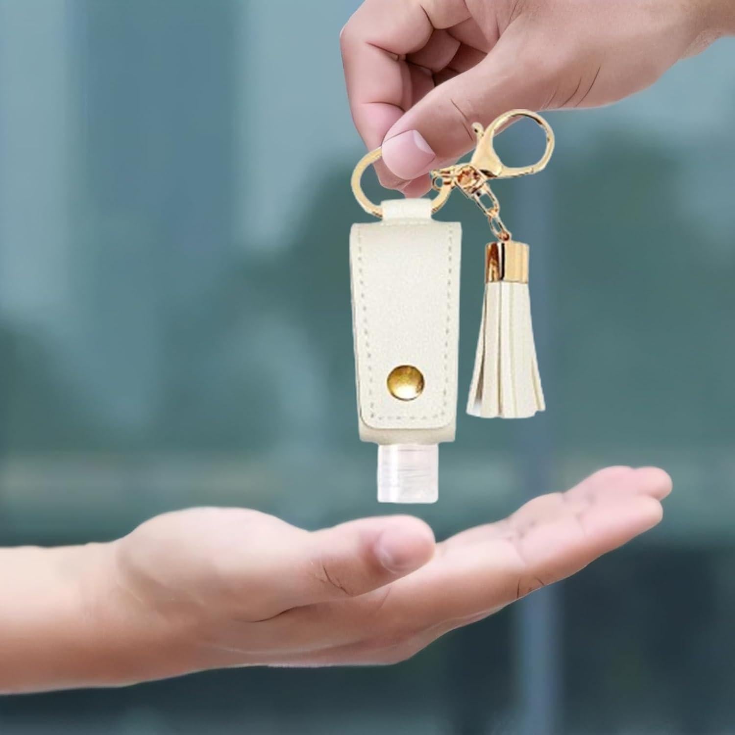 Paquete de 4 llaveros desinfectante de manos Pcmursal 24x16cm