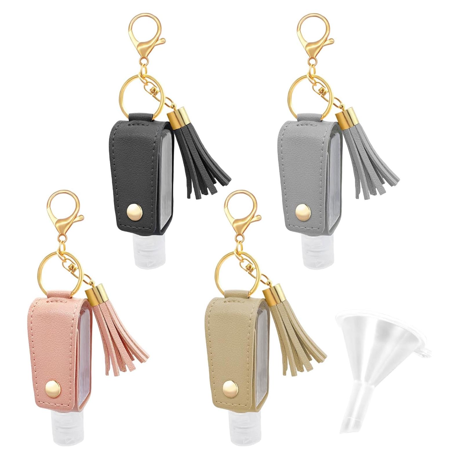 Paquete de 4 Soportes de Llave Desinfectante de Manos 30ml