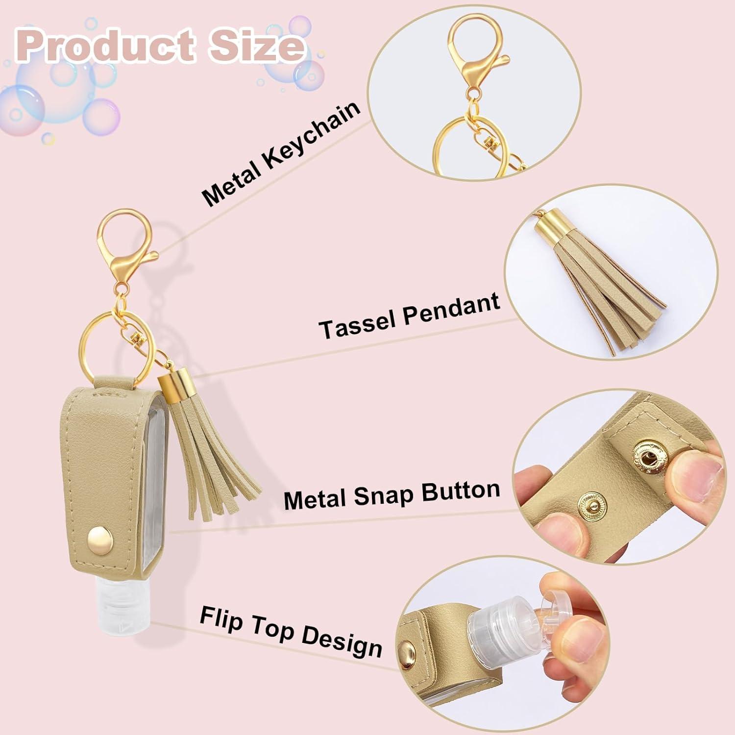 Paquete de 4 Soportes de Llave Desinfectante de Manos 30ml