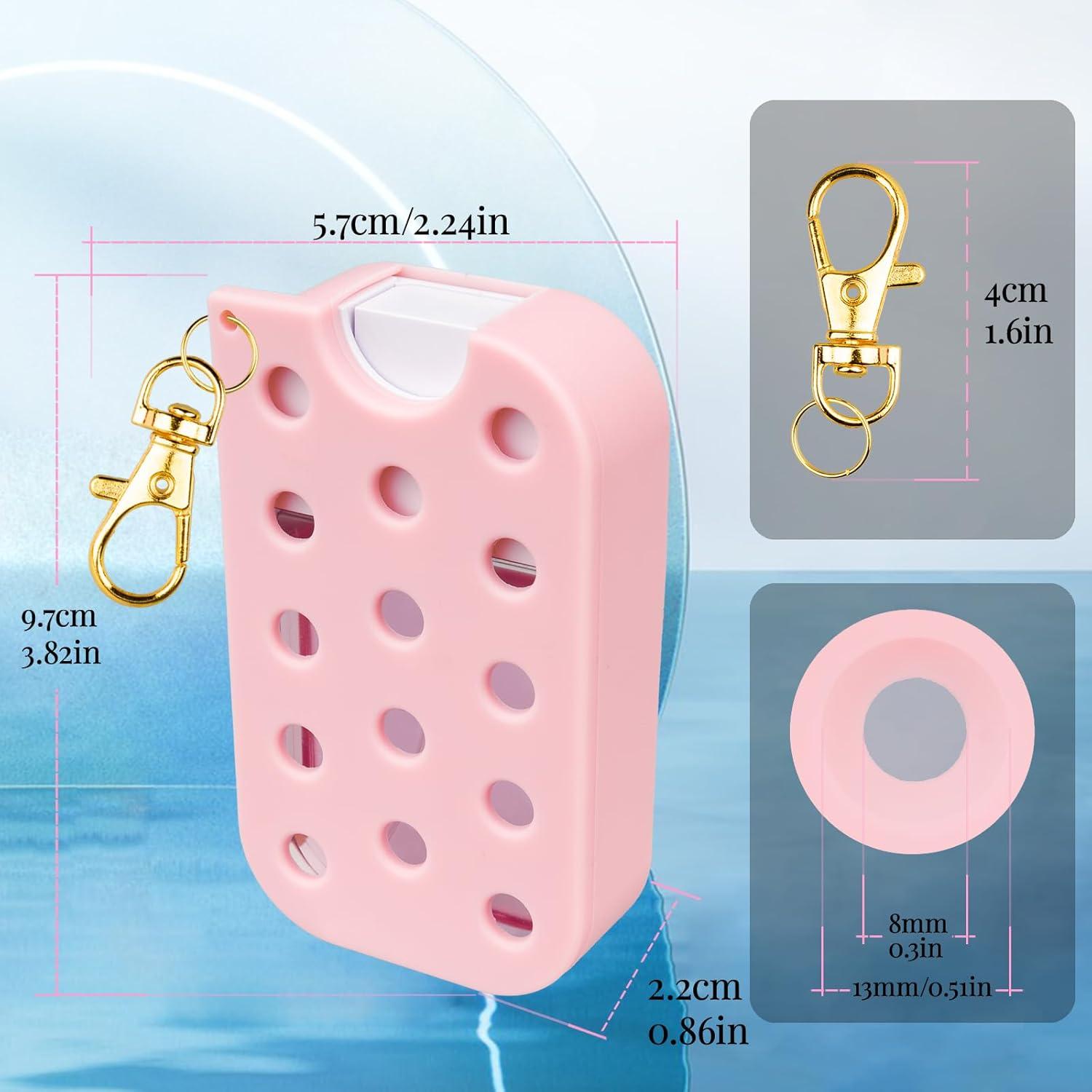 Funda de Silicona Rosa para Spray Desinfectante Touchland 1 oz