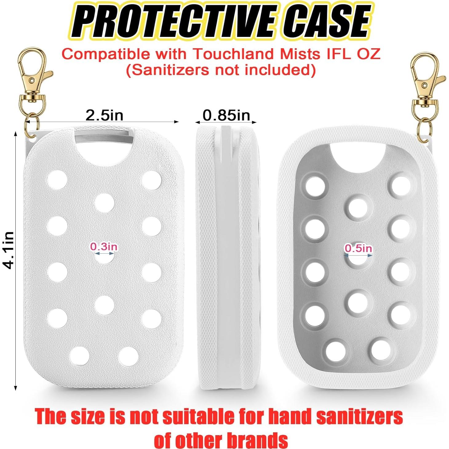 Funda Desinfectante AIERSA para Touchland - Blanco, EVA