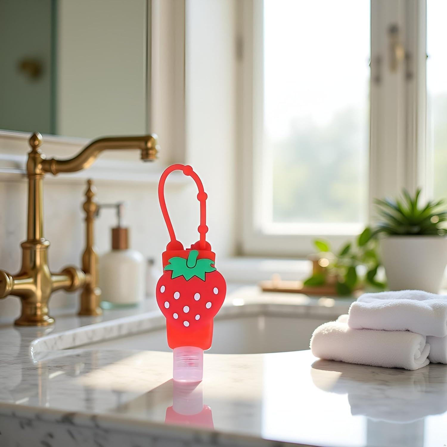 Botella de Viaje Refillable WaigN Fresa 9.07g Jabón Desinfectante