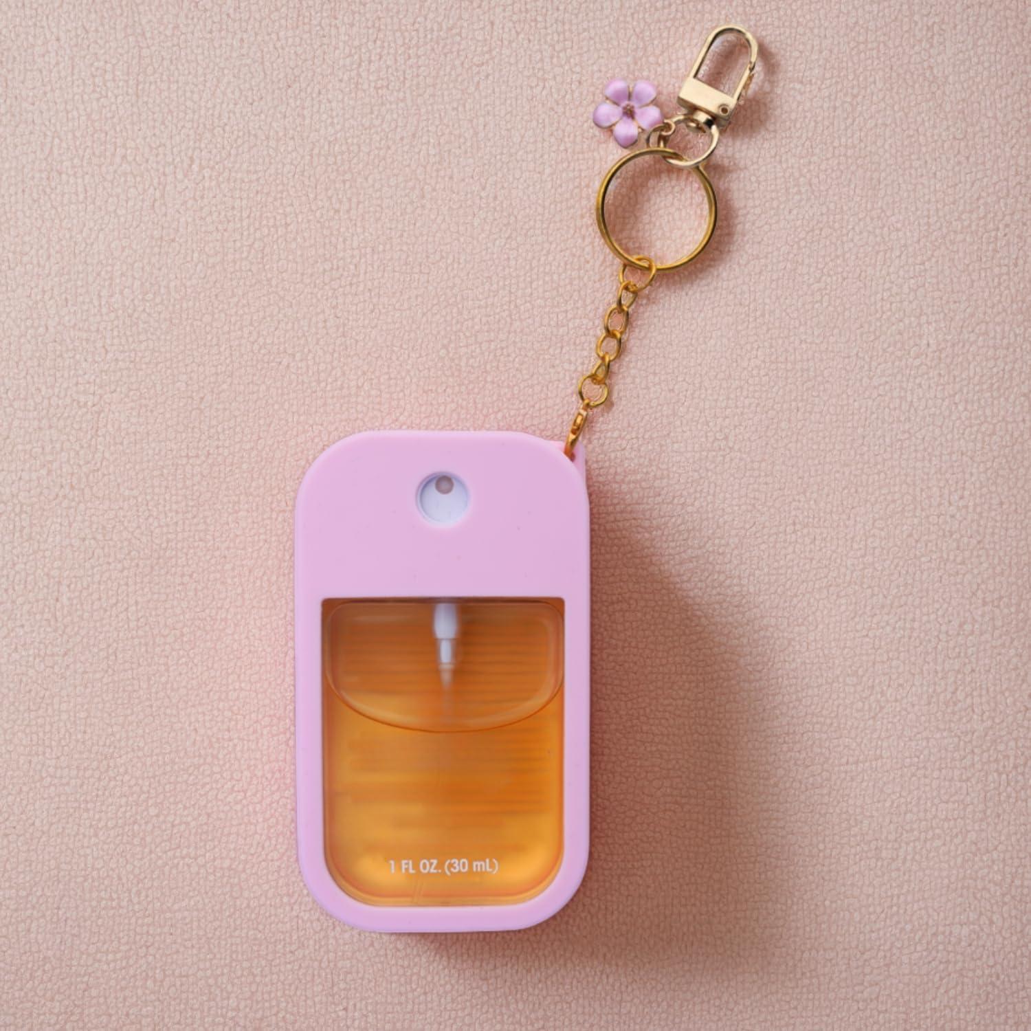 Funda de Silicona para Spray Desinfectante AOCOROE 2 Piezas Azul/Rosa