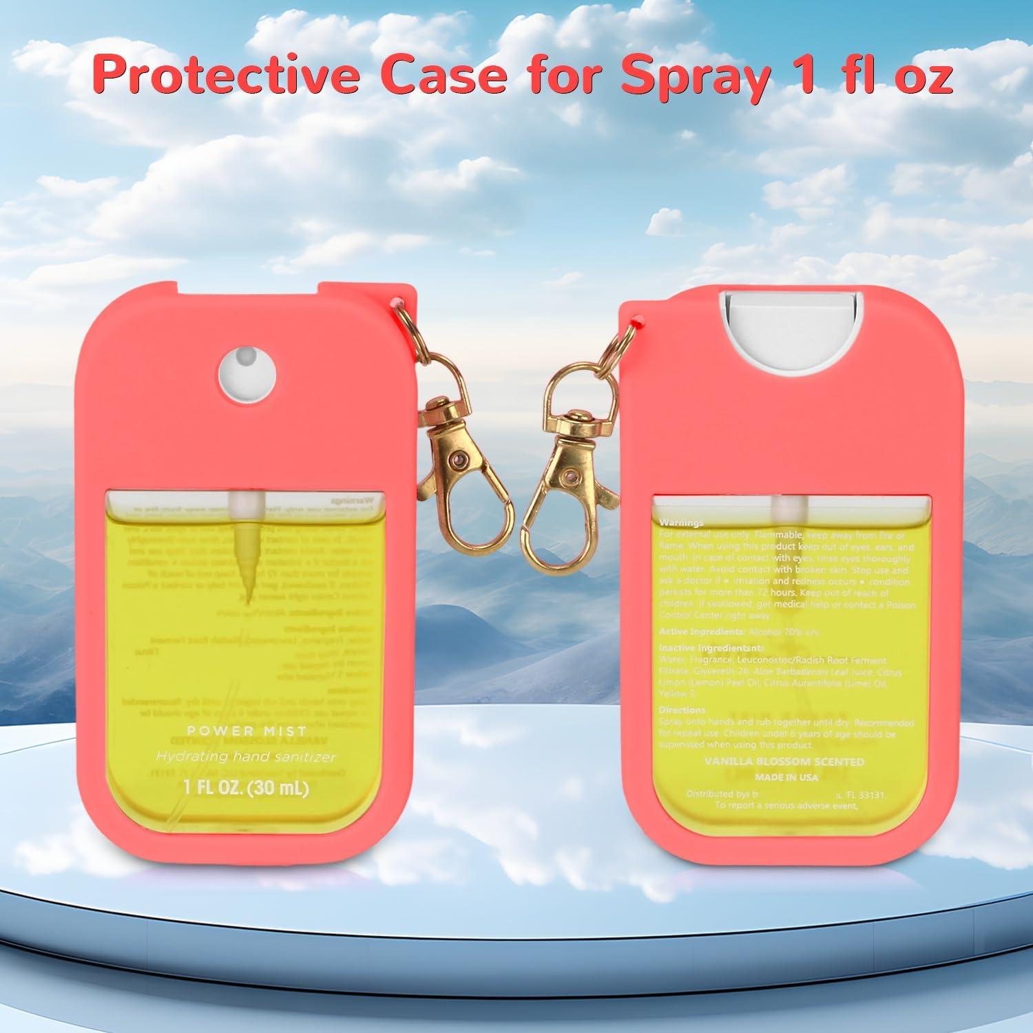 Funda de Silicona para Spray Desinfectante Touchland 30 ml - Rojo