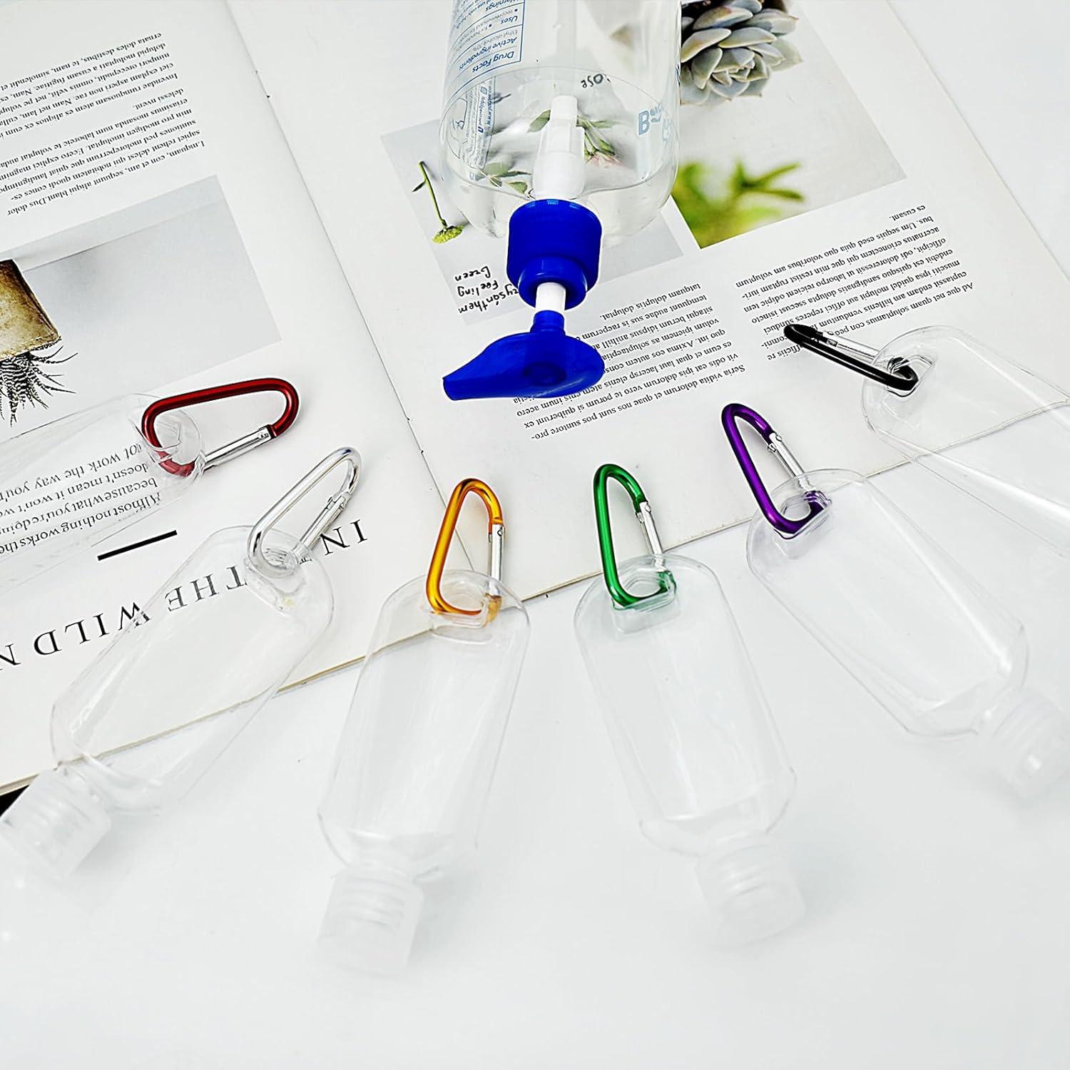 Paquete de 6 Botellas Reutilizables Ulbemoll 50ml a Prueba de Fugas