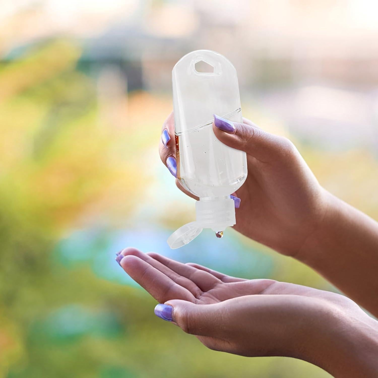 Paquete de 6 Botellas Reutilizables Ulbemoll 50ml a Prueba de Fugas