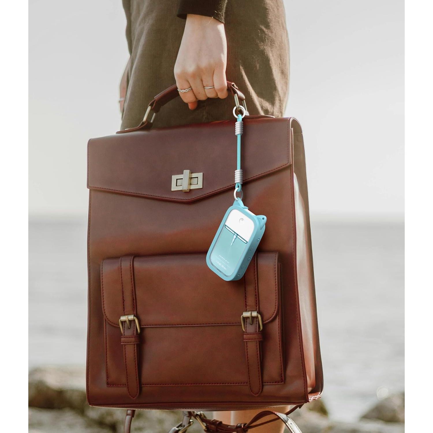 Funda de Silicona Azul para Spray Desinfectante Touchland 30 mL