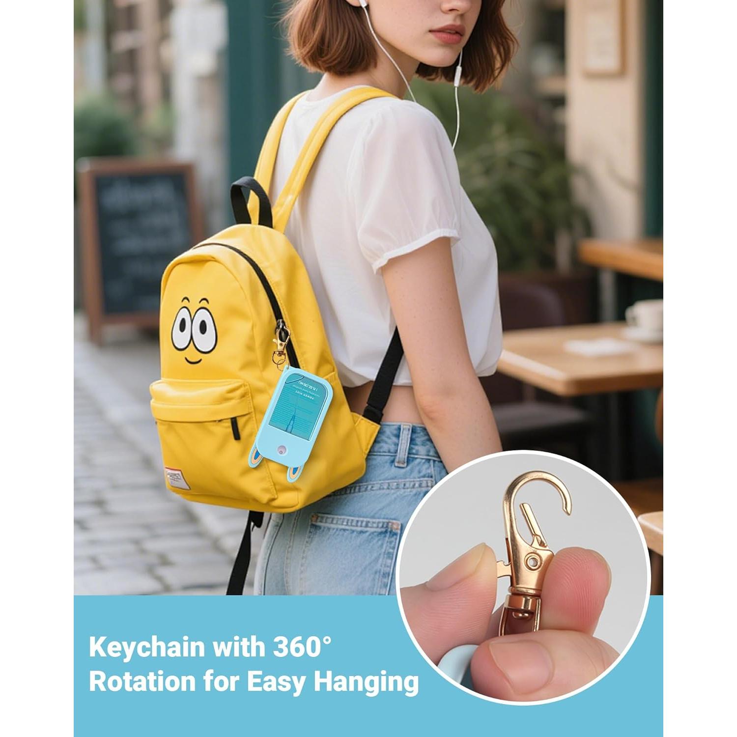 Funda de Silicona Hovmvtee 30 ml con Orejas Lindas Negra