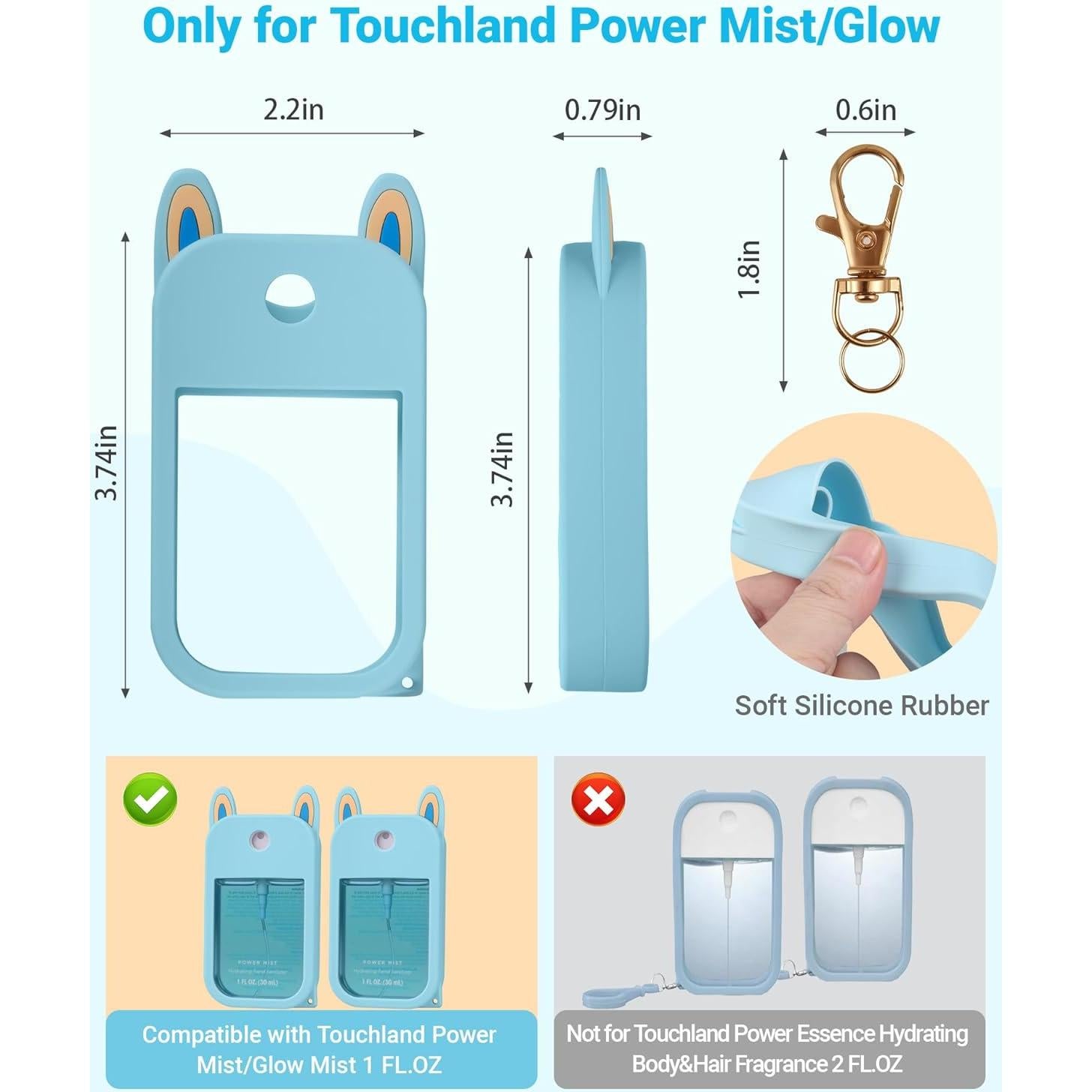 Funda de Silicona Hovmvtee 30 ml con Orejas Lindas Negra