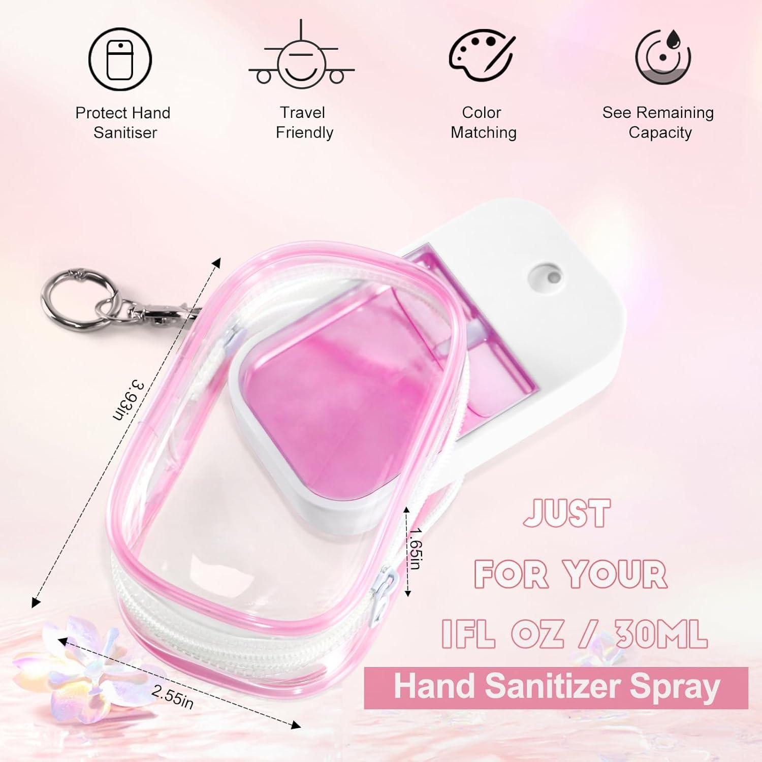 Estuche Transparente Nuo Sheng para Desinfectante 30ml - 3 Piezas