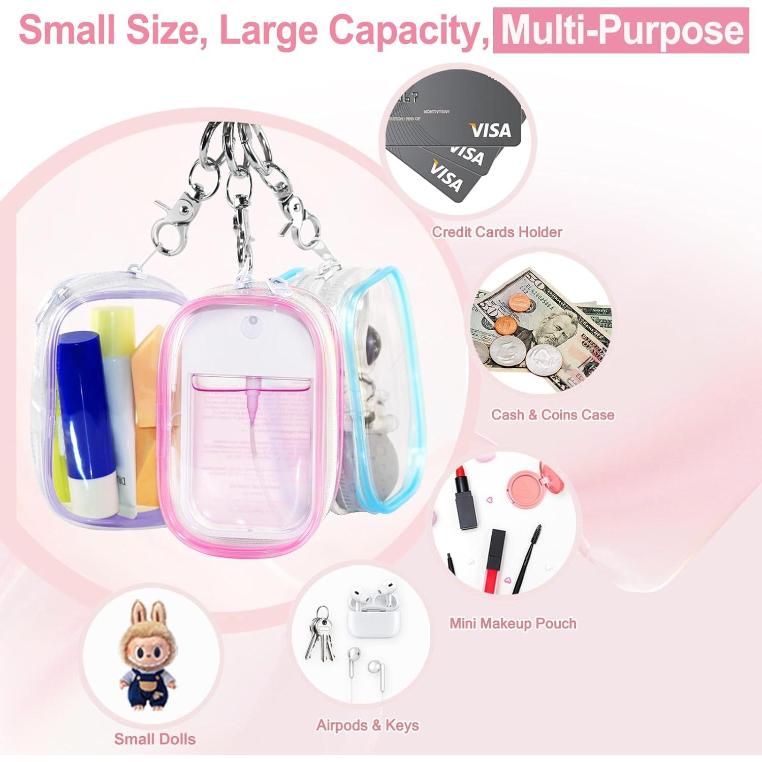 Estuche Transparente Nuo Sheng para Desinfectante 30ml - 3 Piezas