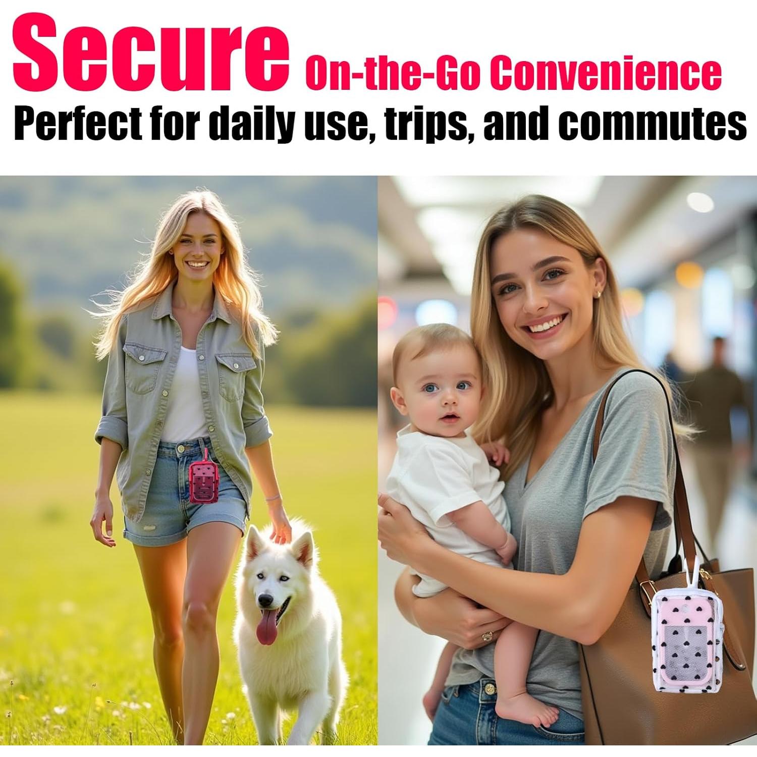 Estuche de Malla Babeezy para Spray Desinfectante Touchland - 2 Paquetes