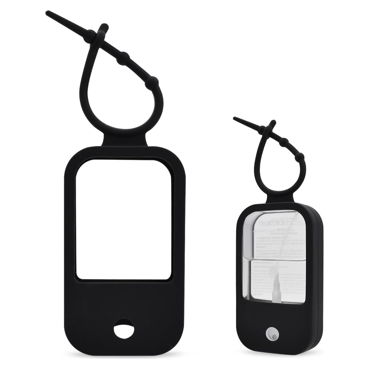 Funda de Silicona FUNAUPGO para Spray Desinfectante 30 ml Negra