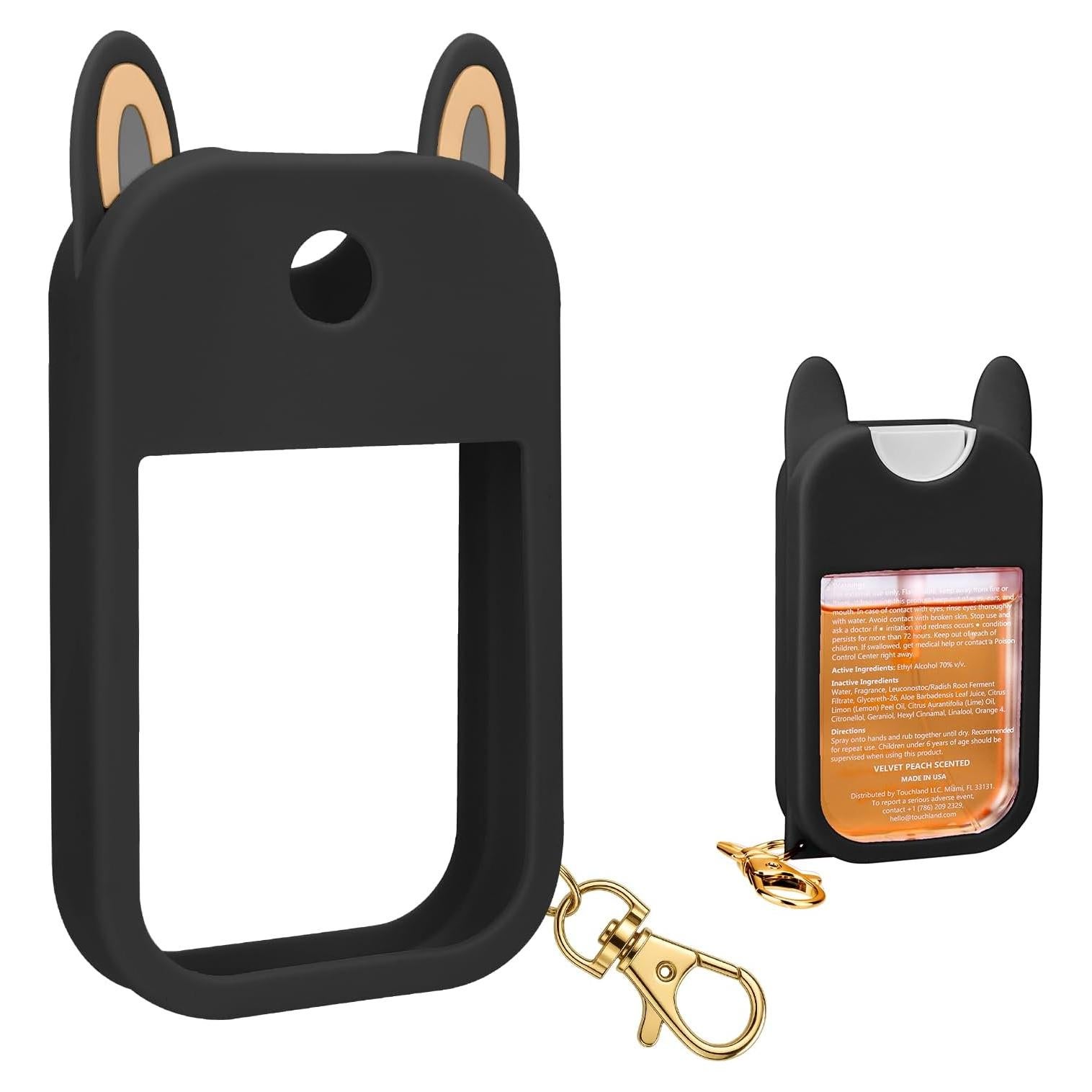 Funda de Silicona AIERSA para Desinfectante Touchland - Orejas de Conejo