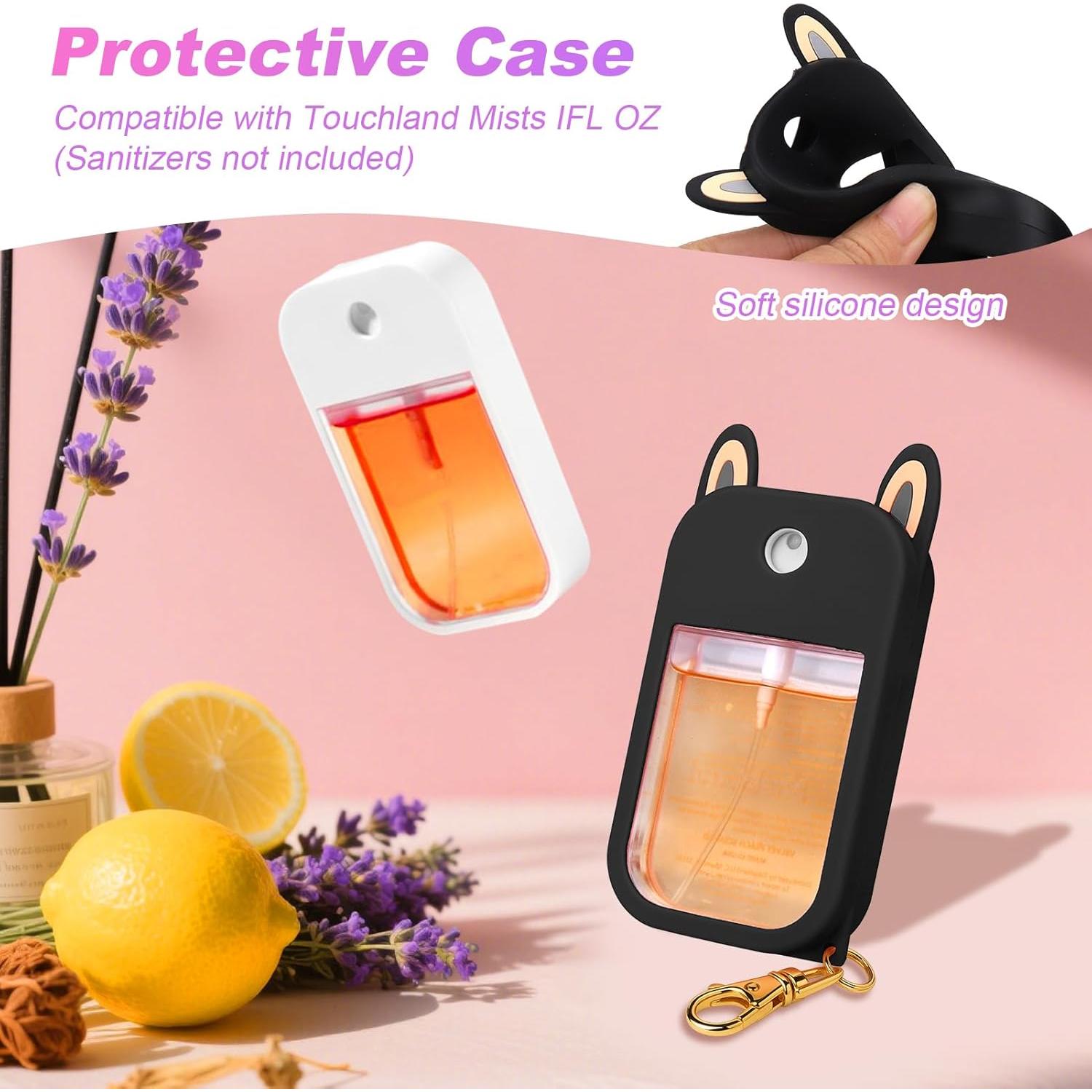 Funda de Silicona AIERSA para Desinfectante Touchland - Orejas de Conejo