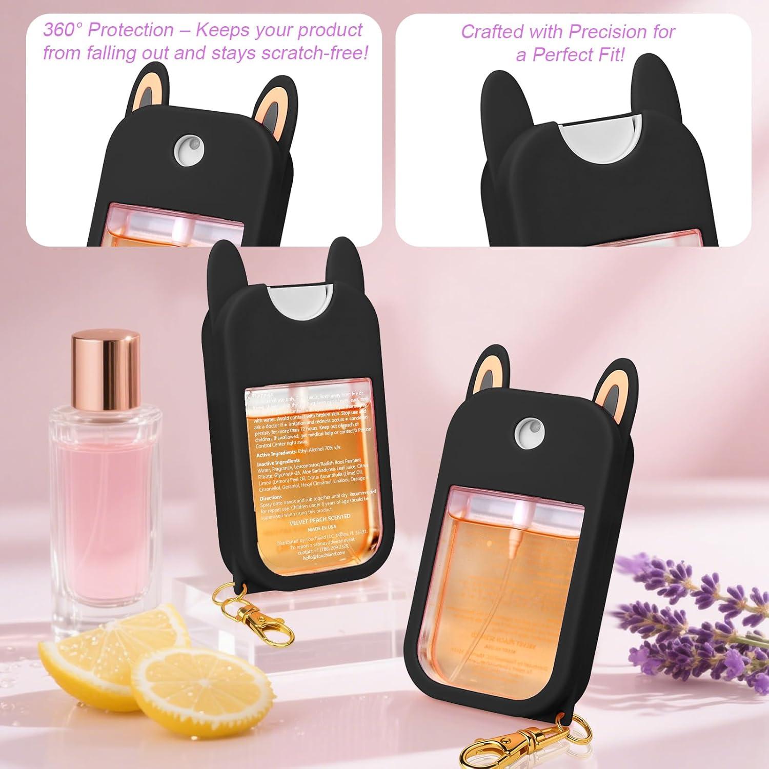 Funda de Silicona AIERSA para Desinfectante Touchland - Orejas de Conejo