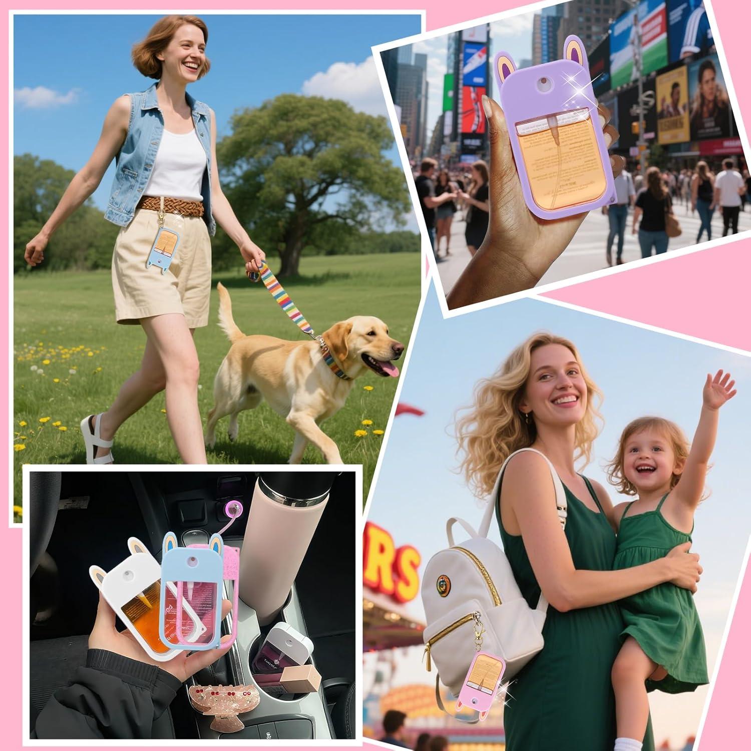 Funda de Silicona AIERSA para Desinfectante Touchland - Orejas de Conejo