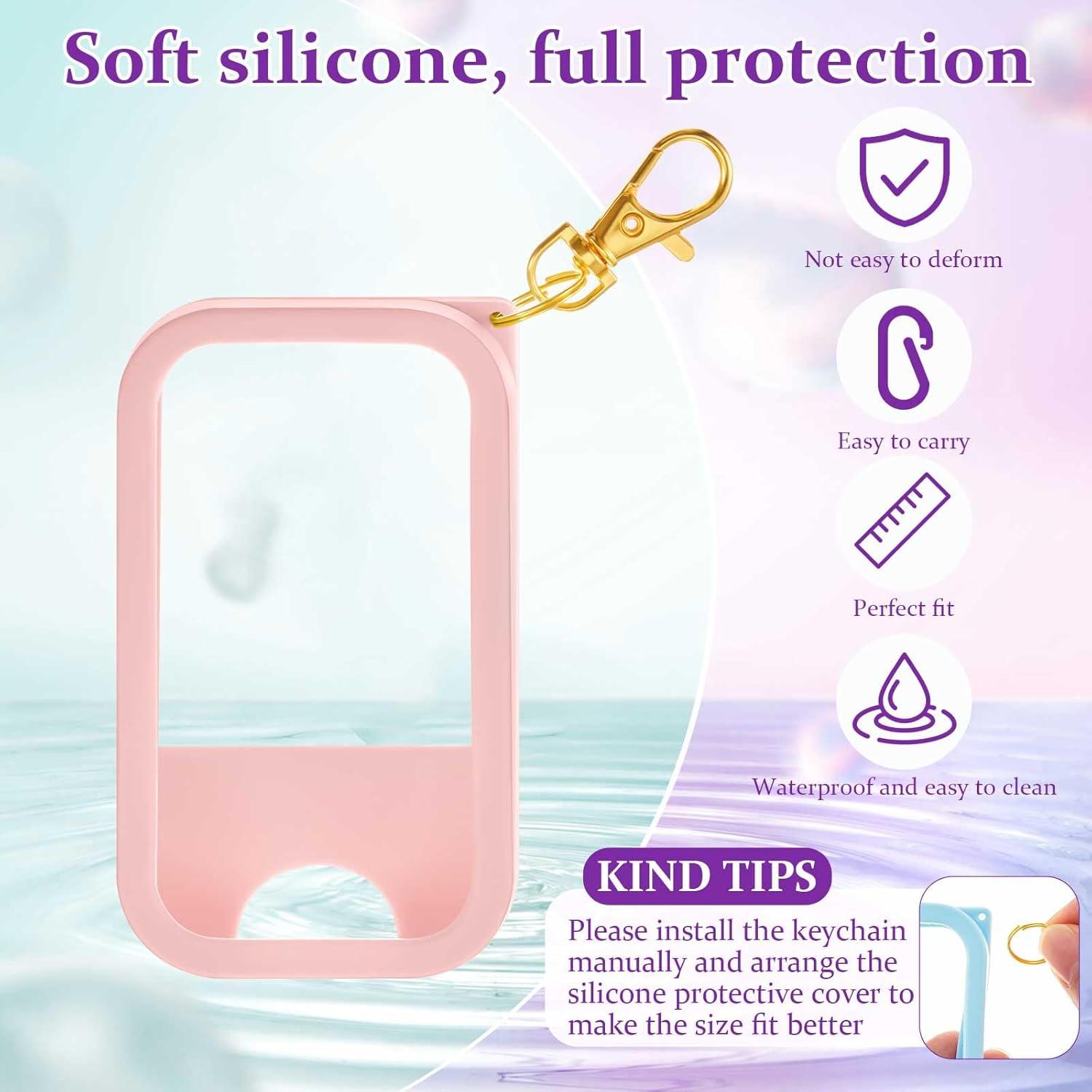 Honeydak 6 Fundas de Silicona para Spray Desinfectante 30ml