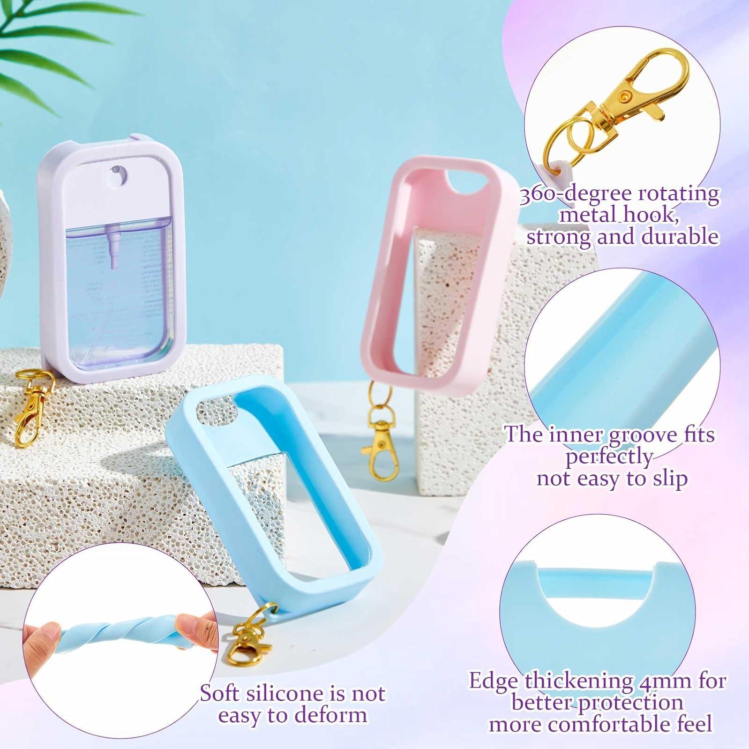 Honeydak 6 Fundas de Silicona para Spray Desinfectante 30ml