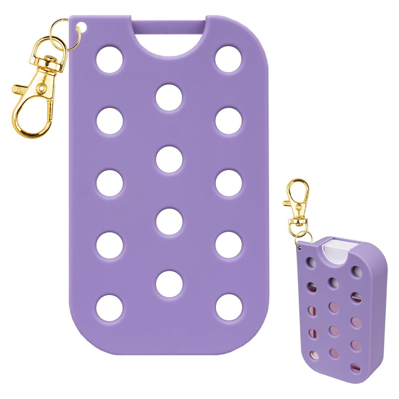 Funda de Silicona VANEST para Spray Desinfectante 30 ml Morado