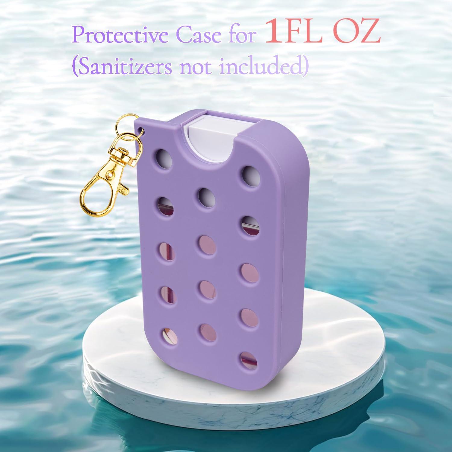 Funda de Silicona VANEST para Spray Desinfectante 30 ml Morado