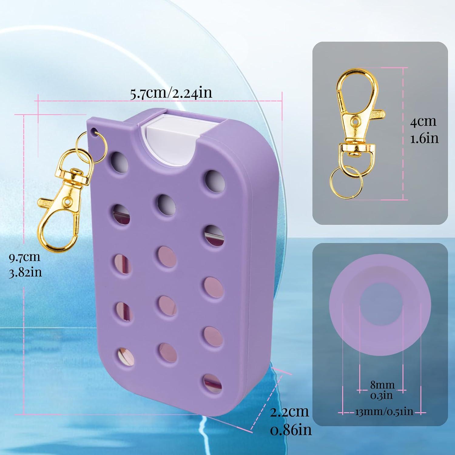 Funda de Silicona VANEST para Spray Desinfectante 30 ml Morado