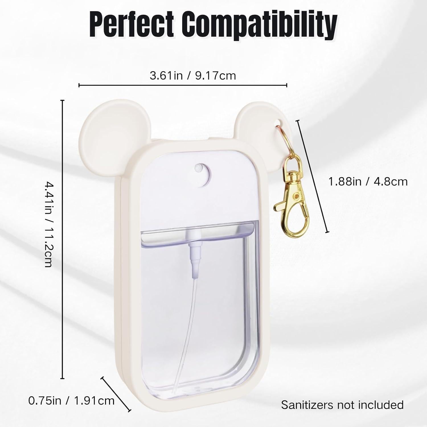 Funda de Silicona para Spray Desinfectante Touchland - Blanca