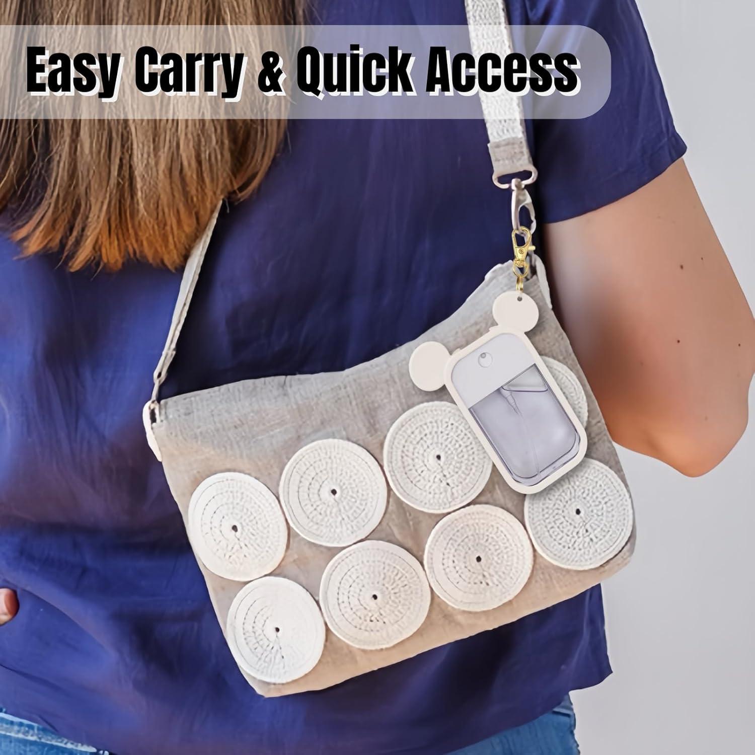 Funda de Silicona para Spray Desinfectante Touchland - Blanca