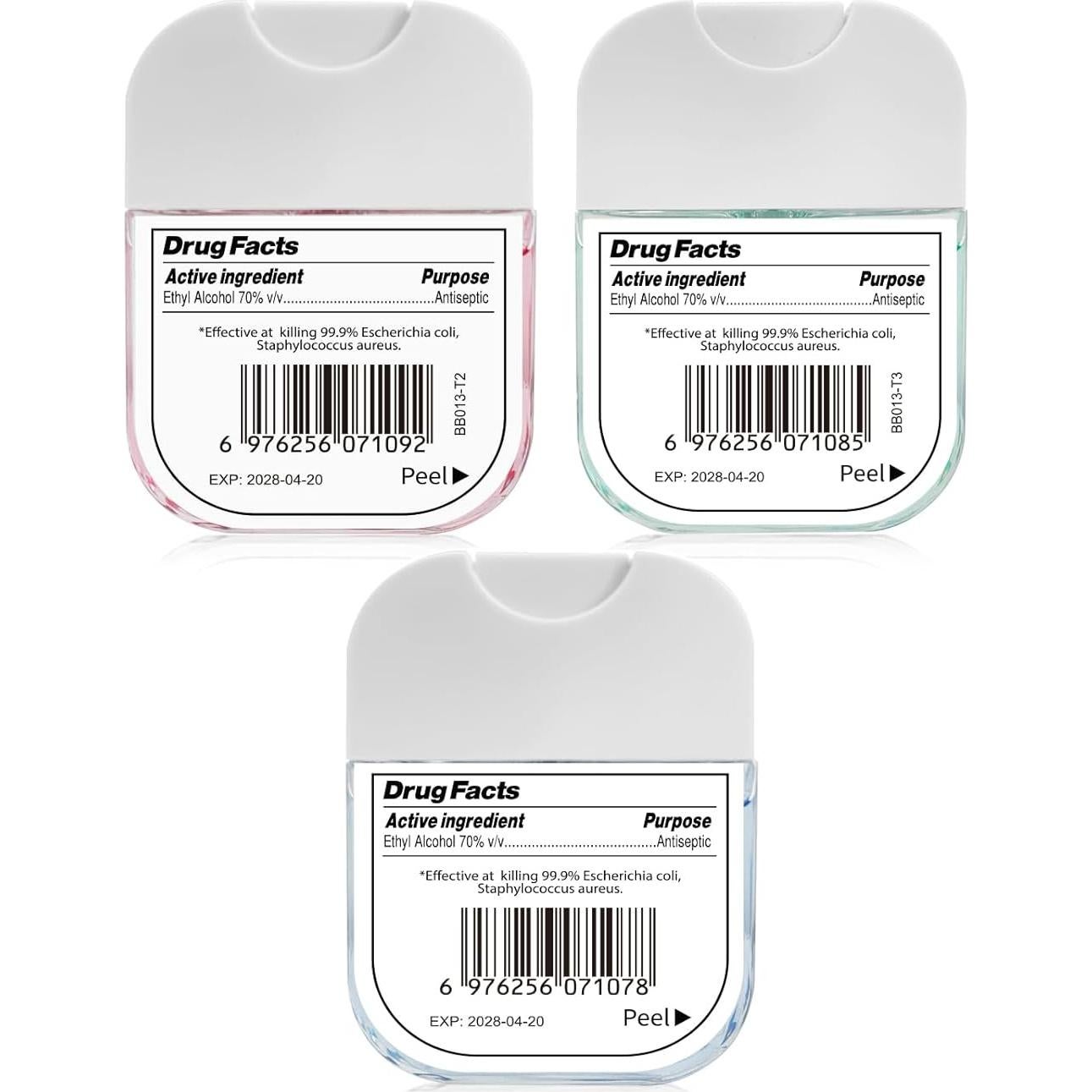 Desinfectante de Manos Portátil Beautifier Life - Paquete de 3, 30ml