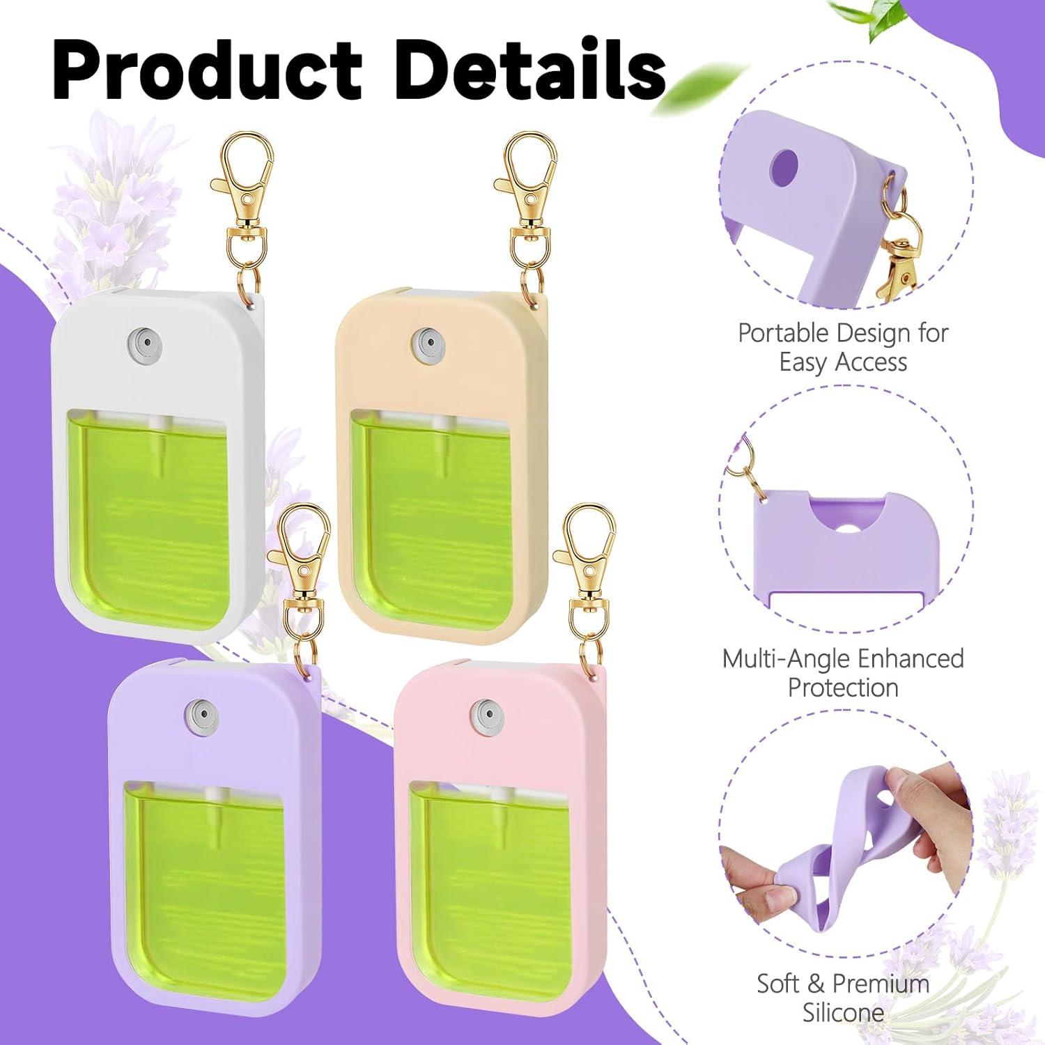 Paquete de 4 fundas de silicona Touchland 1oz - Multicolor