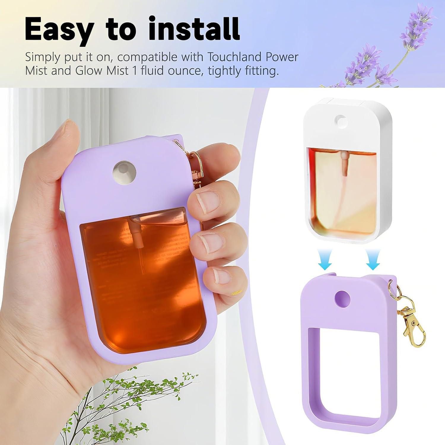 Paquete de 4 fundas de silicona Touchland 1oz - Multicolor