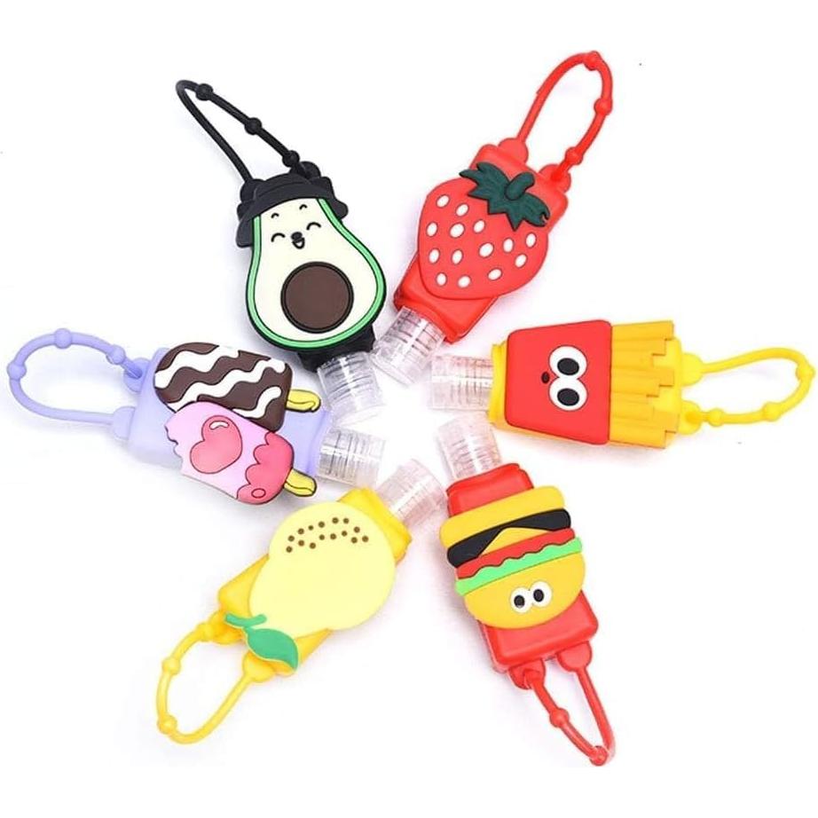 Botella de Viaje Galepromot Fresa Roja 50ml Silicona Recargable