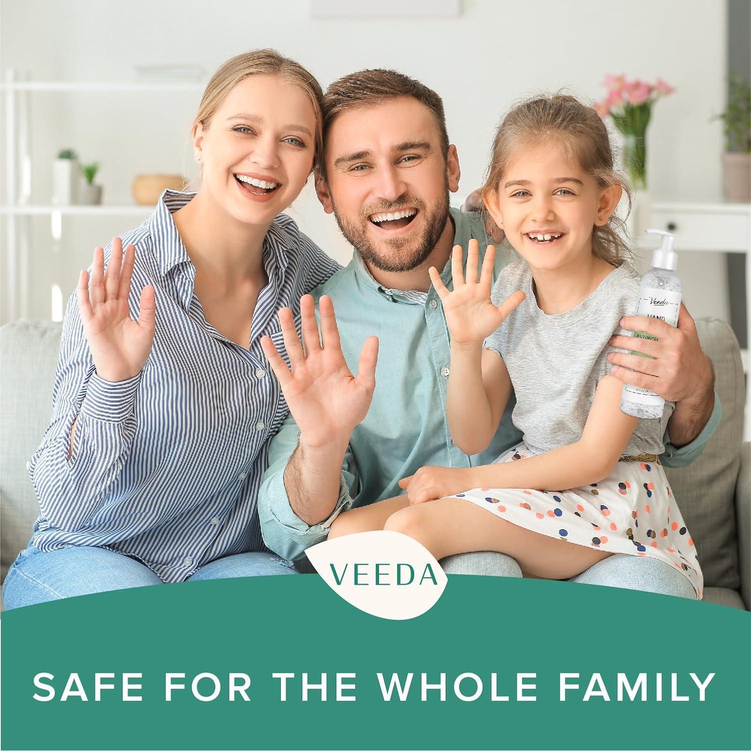 Desinfectante de Manos Veeda 2 x 236.6 ml - 70% Alcohol