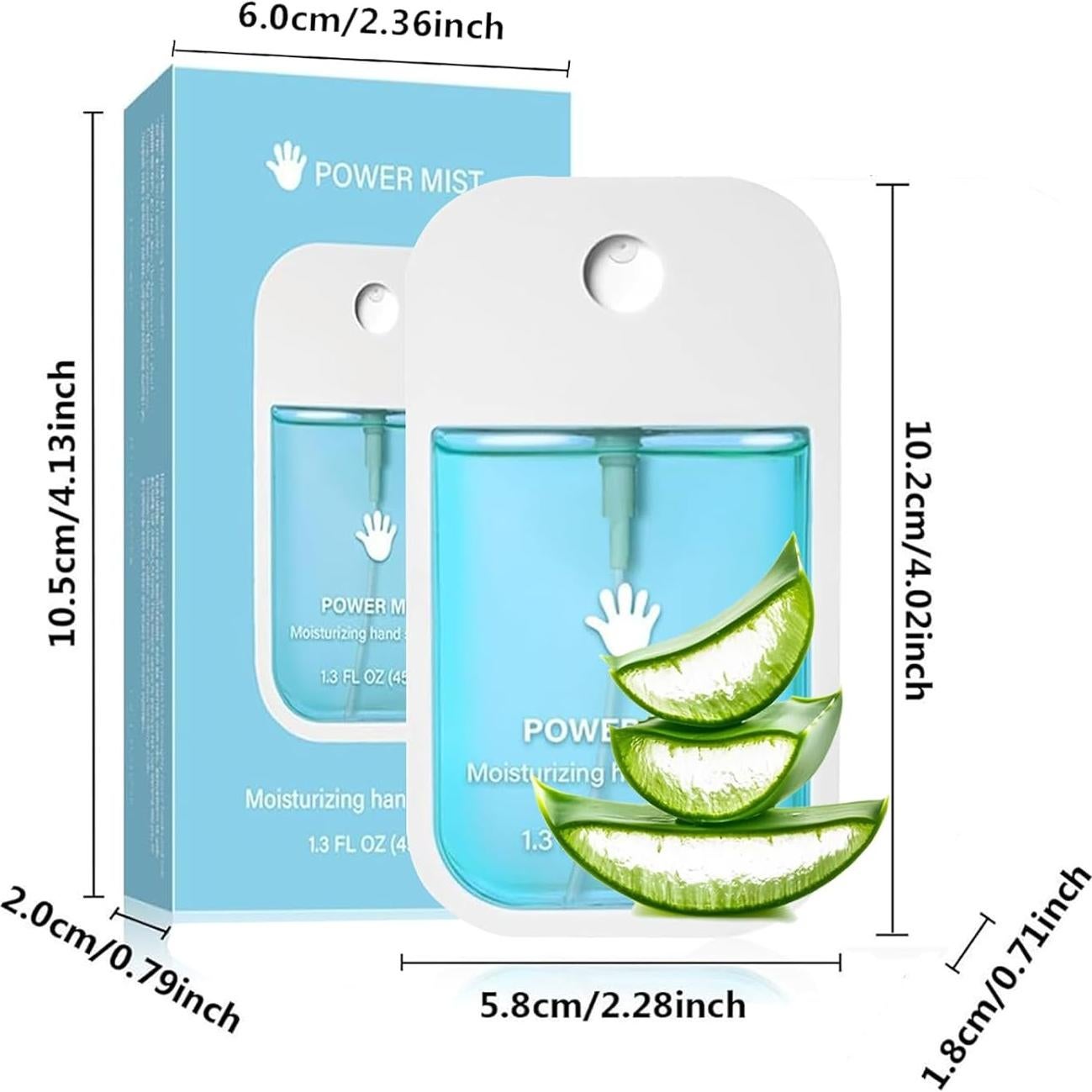 Spray desinfectante de manos Power Mist 45ml hidratante viaje