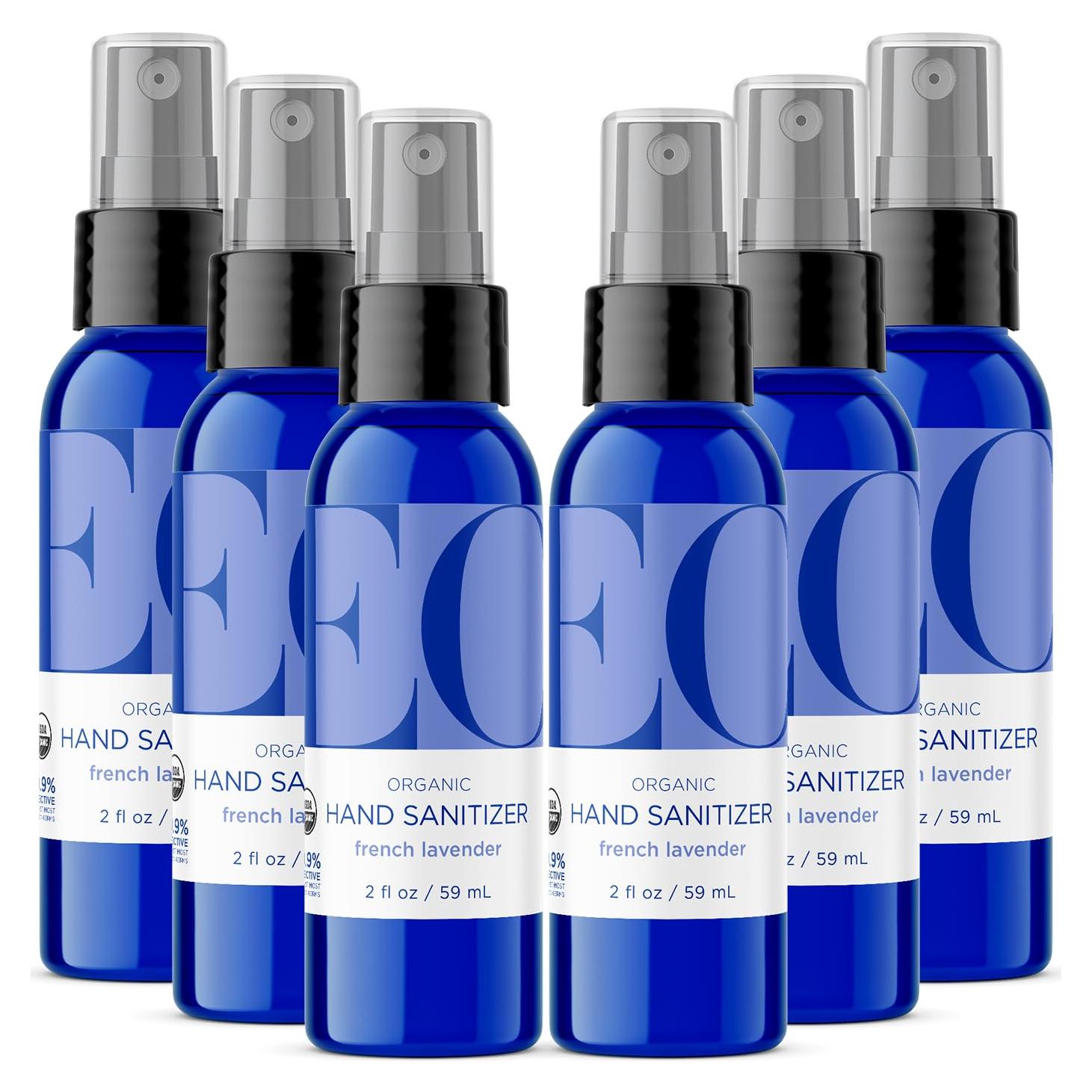 Spray Desinfectante de Manos Orgánico EO Lavanda 6x60ml